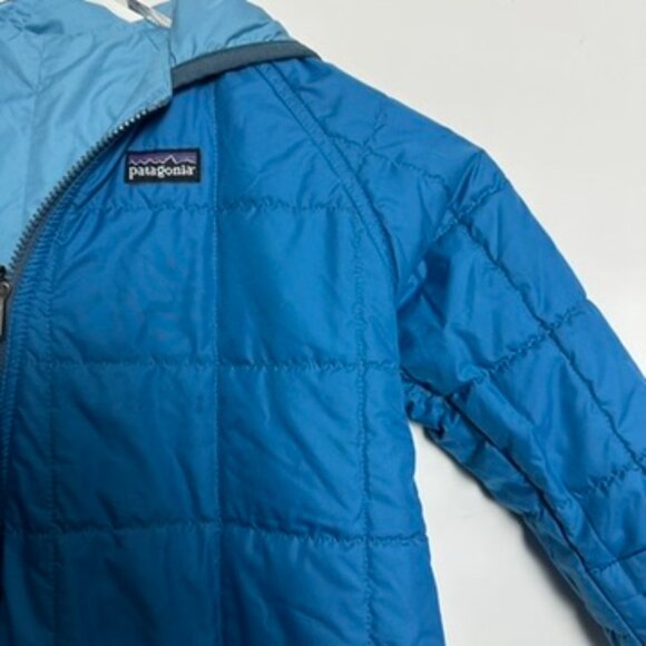 Patagonia Reversible Insulated Bunting Suit in blue 5T - Picture 4 of 9